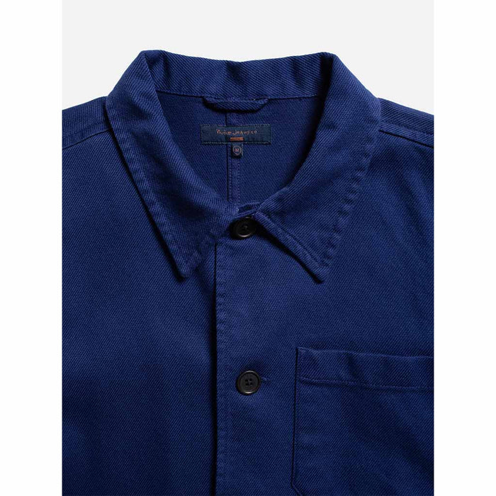 Barney Worker Jacket - Mid Blue - Herr