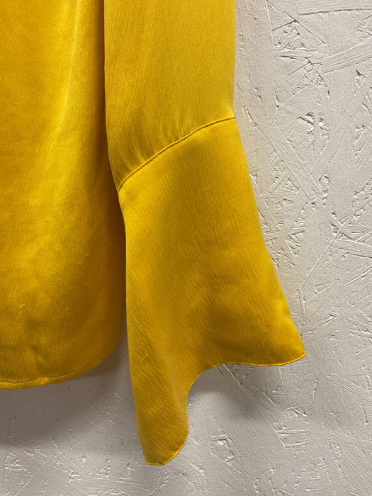 Yellow Silk Shirt
