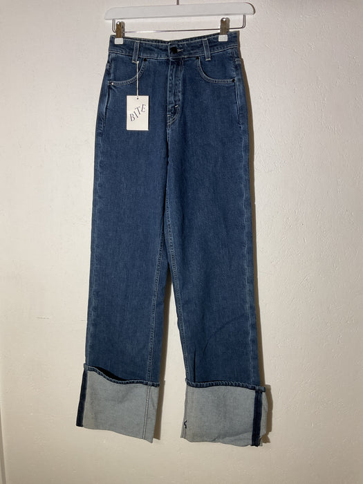 Wide Fold Up Denim l