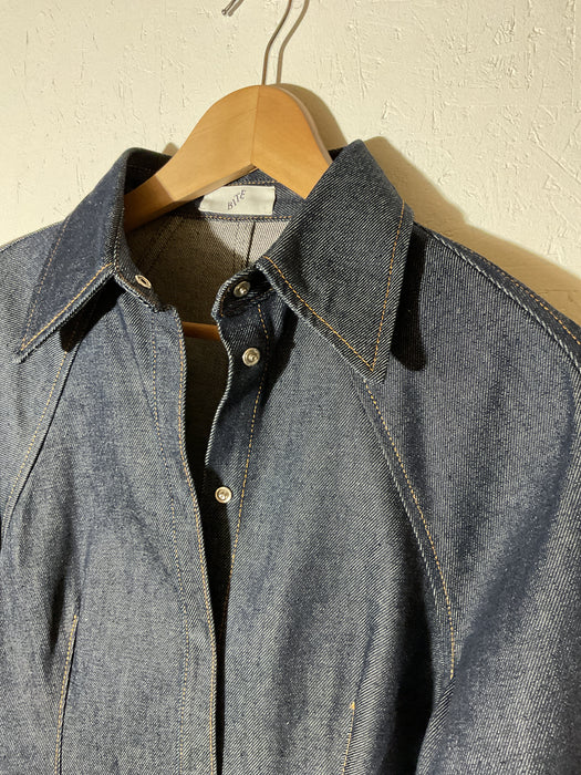 Curved Denim Shirt