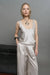 Carla Satin Top Champagne