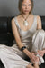 Carla Satin Top Champagne