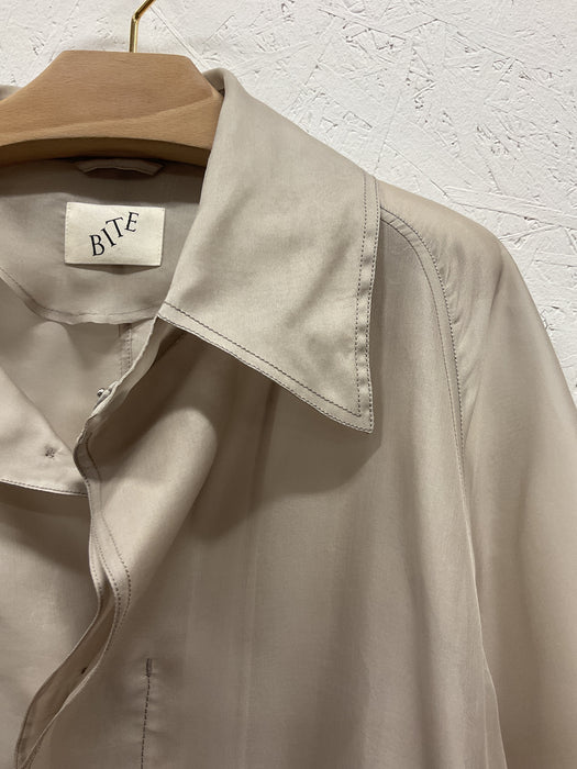 Silk Organza Sheer Coat
