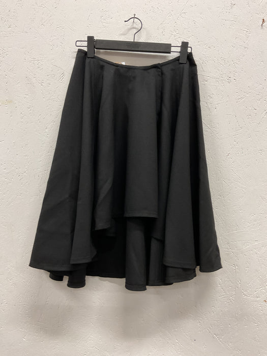 Tailored Voluminous Wool Skirt