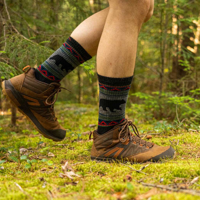 VanGrizzle Boot Midweight Hiking Sock - 1980 - Charcoal