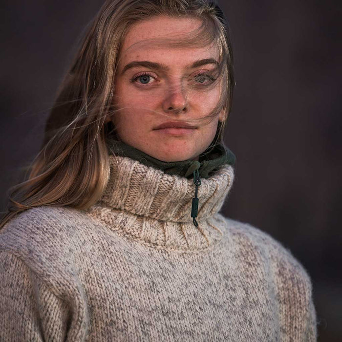 Nansen Wool High Neck - Navy - Unisex