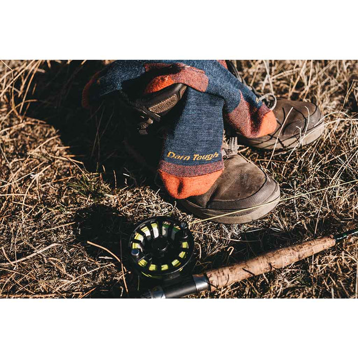 Hiker Micro Crew Midweight Hiking Sock - 1466 - Denim