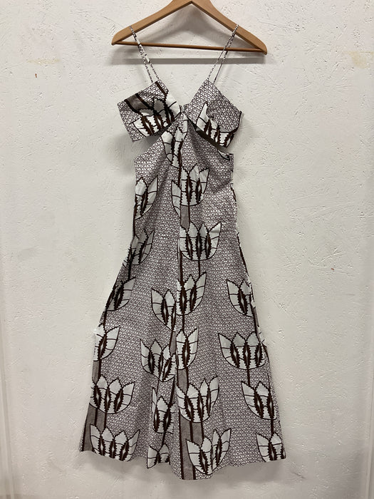 Printed cotton dress
