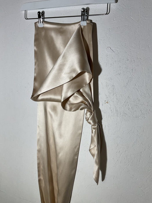Big Knot Silk Scarf
