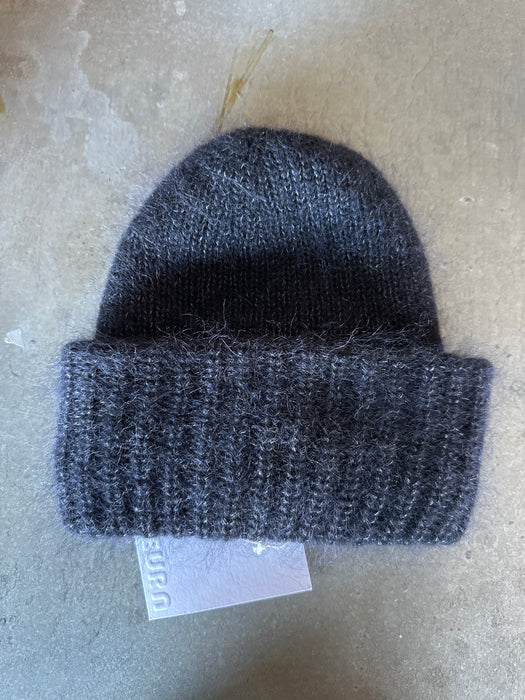 Mohair beanie navy