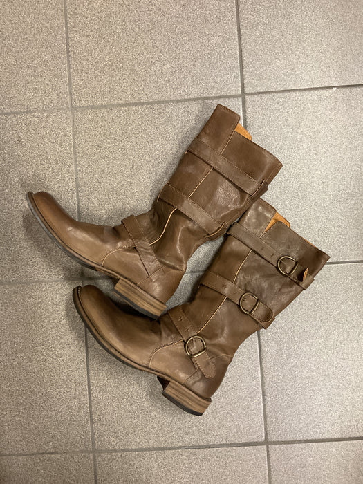 7040 Asfalto Leather Boot