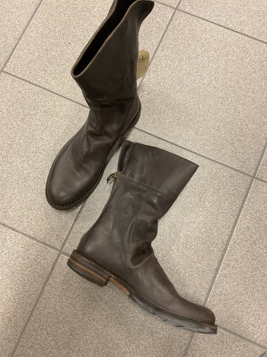 ELLA Brown  Leather Boot