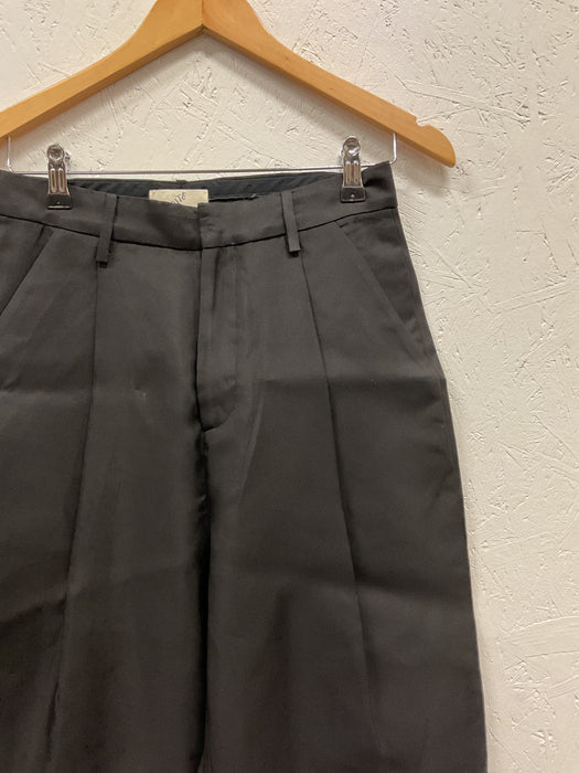 Black Silk Trousers