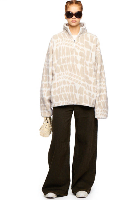 Half Zip Teddy Fleece