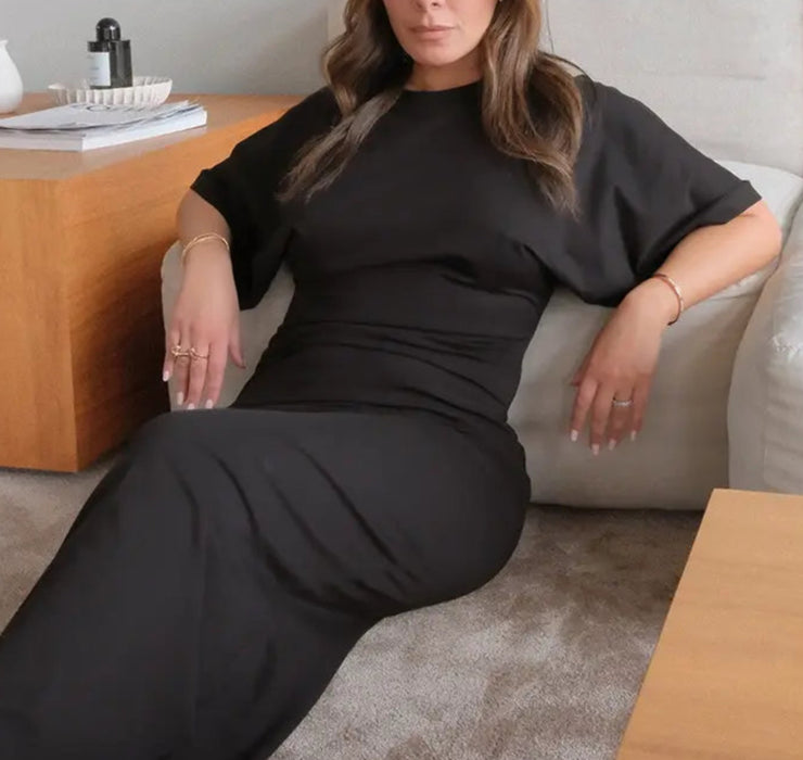 DNA Dress Long Black
