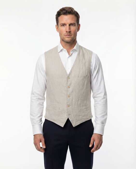 Linen Vest