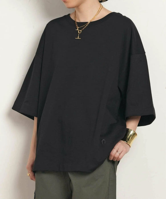 Oversized cotton t-shirt black