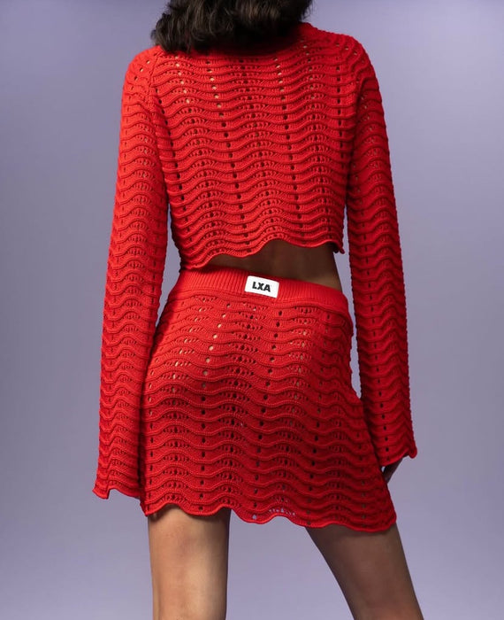 Crochet Mini Skirt