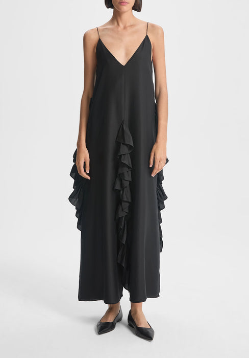 Stasia Slit Frill Dress