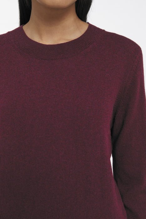 Burgundy cashmere sweater