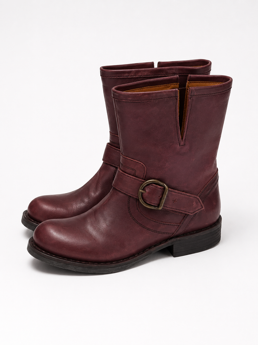 ELI Burgundy Ankle Boots