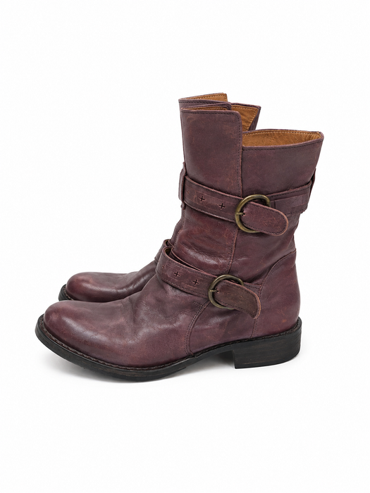 713 Burgundy Leather Boot