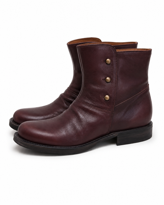 ETA Dark Chili Leather Boots