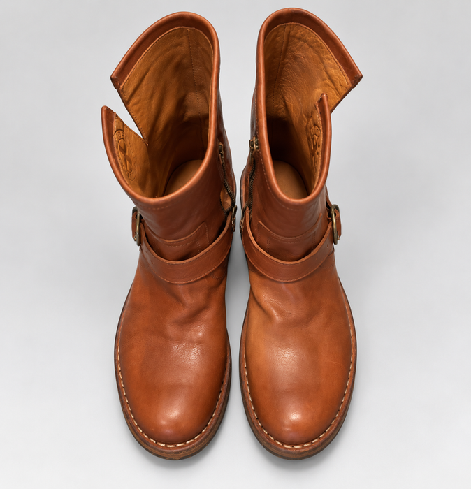 ELI Brown Leather Boots