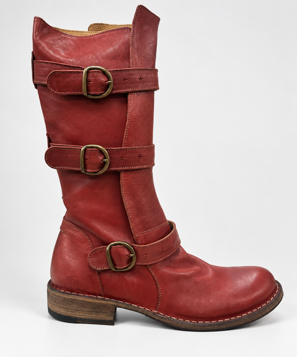 7040 Rosso Leather Boot