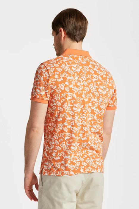 M Floral Print SS Pique