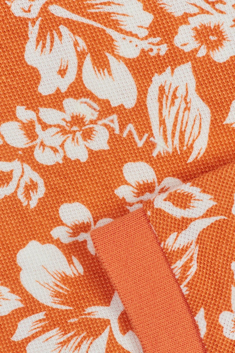 M Floral Print SS Pique