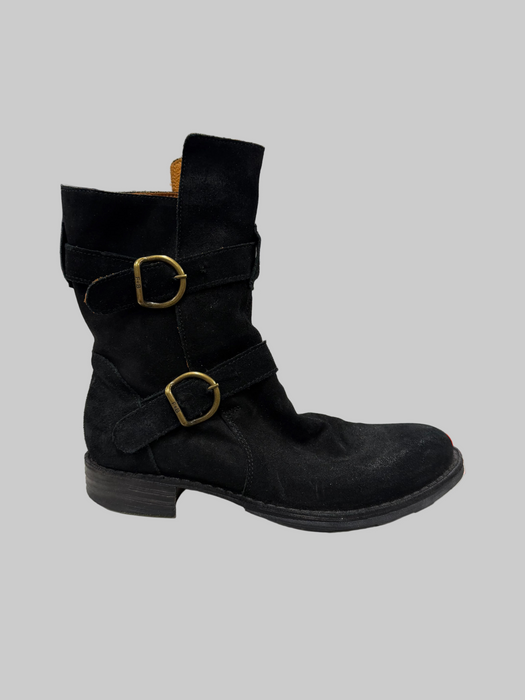 713 Leather Suede Boots