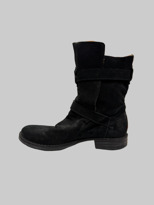 713 Leather Suede Boots