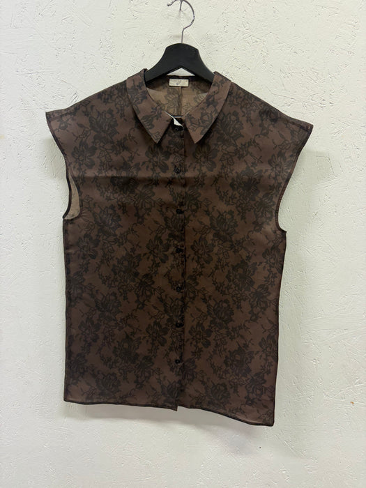 Lace Organza top