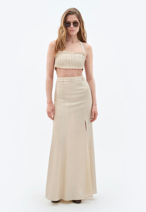 Linen Maxi Skirt