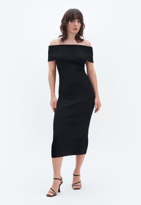 Off Shoulder Knitted Dress