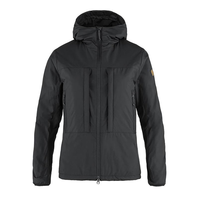 keb wool padded jacket black - dam - fjallraven