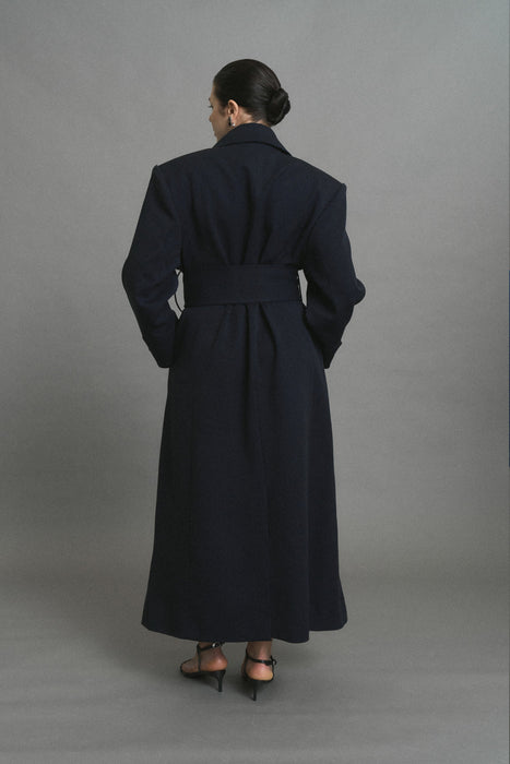 Naomi Spring Trench Dark Navy