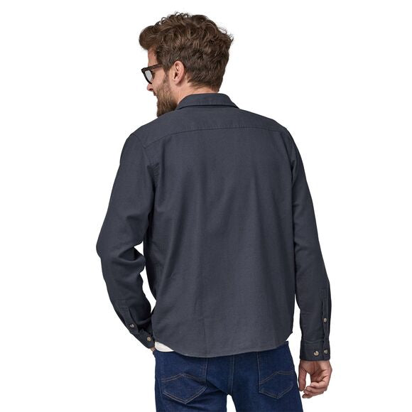 L/S LW Fjord Flannel Shirt - Nature Walk: Smolder Blue - Herr