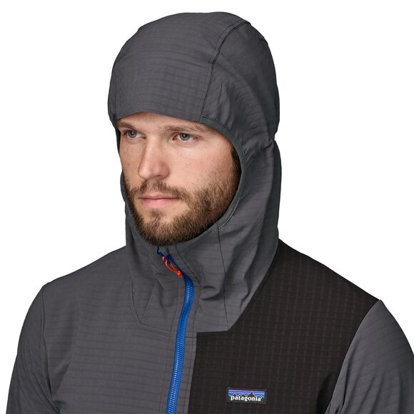 R1 TechFace Hoody - Tidepool Blue - Herr