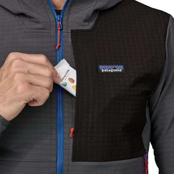 R1 TechFace Hoody - Tidepool Blue - Herr
