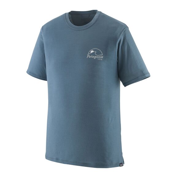 Capilene Cool Merino Blend Graphic Shirt - Imagine Moon: Utility Blue - Herr