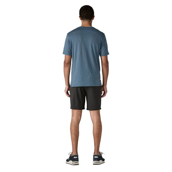 Capilene Cool Merino Blend Graphic Shirt - Imagine Moon: Utility Blue - Herr