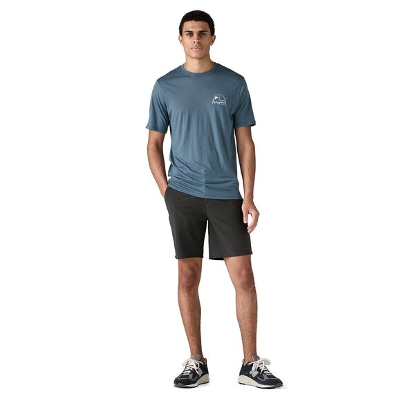 Capilene Cool Merino Blend Graphic Shirt - Imagine Moon: Utility Blue - Herr