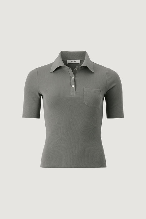 Polo Tee Grey