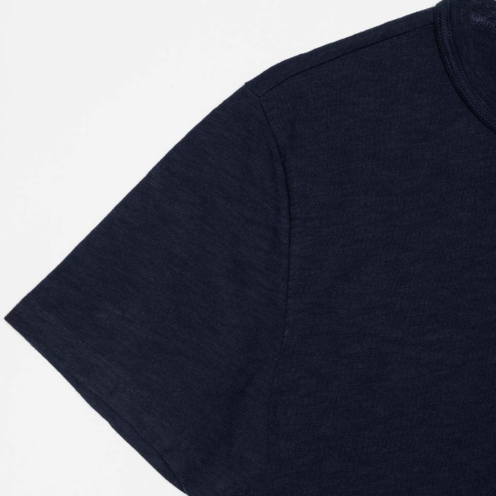Roy Heavy Slub T-shirt - Blueberry - Herr