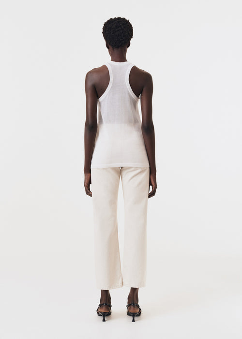 Semi Sheer Knit Tank