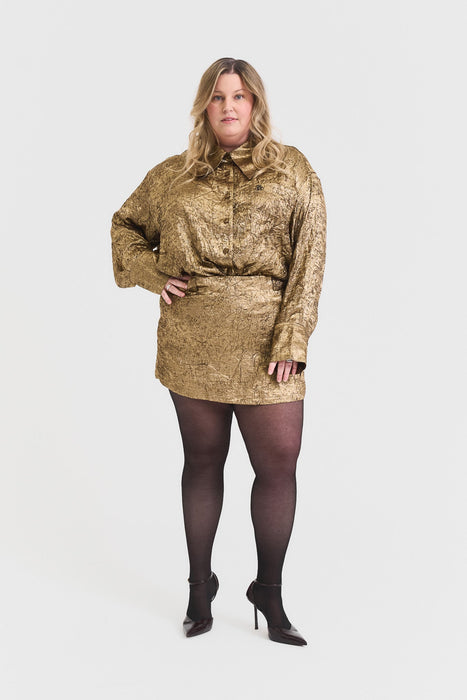 Cassie Skirt Gold