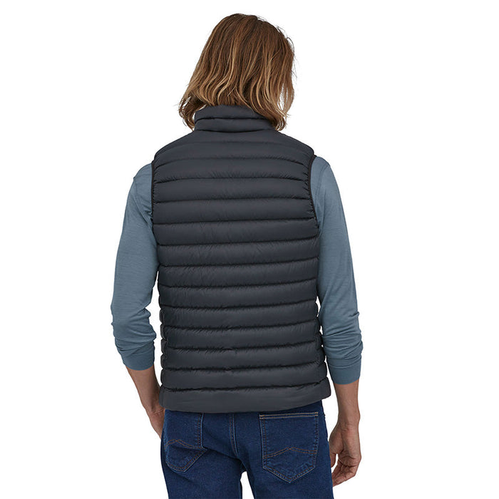 Down Sweater Vest - Black - Herr