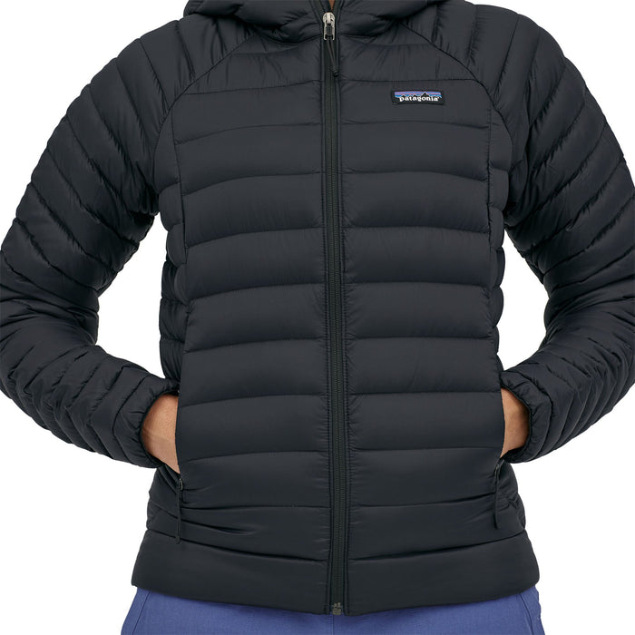 Down Sweater Hoody - Black - Dam